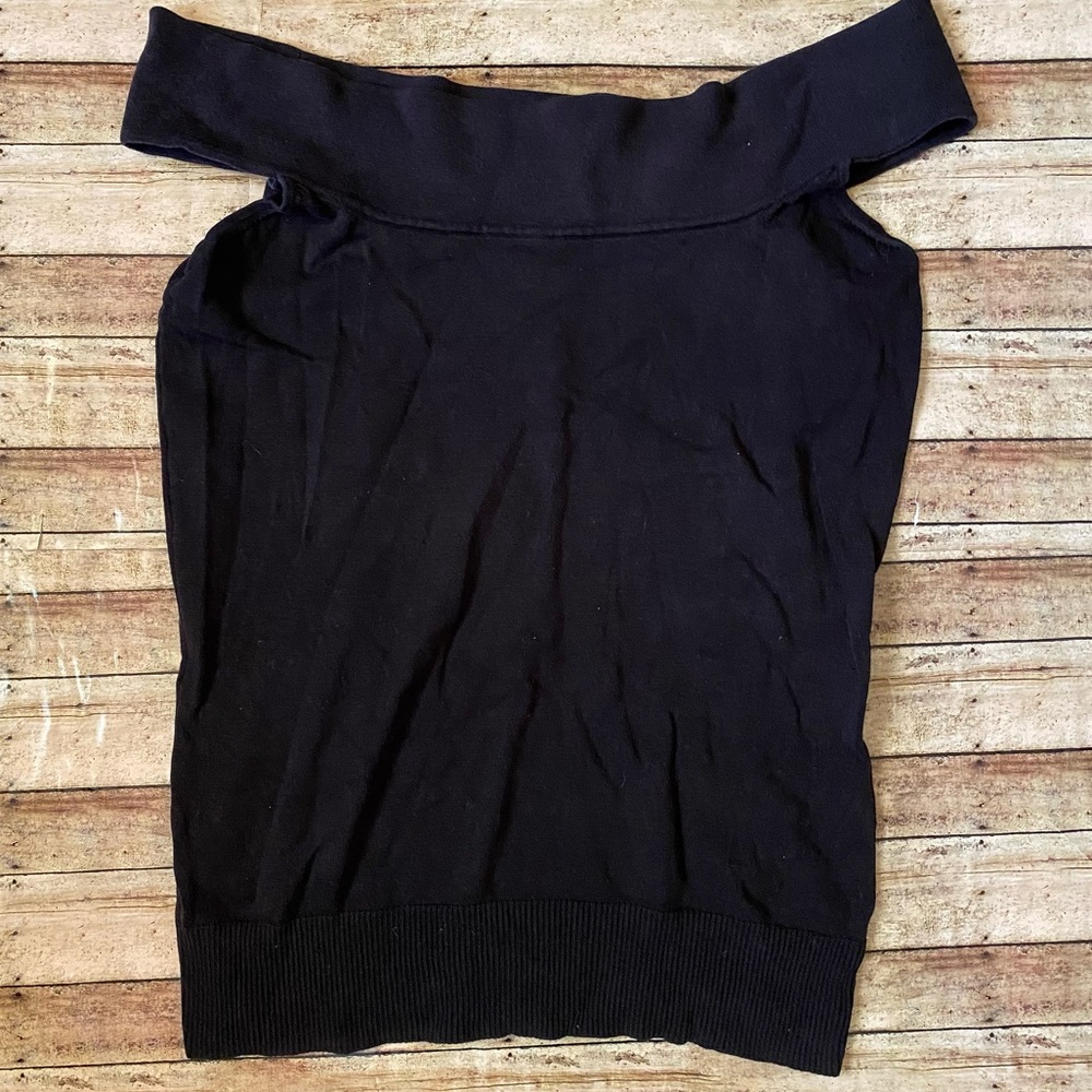 Y2K I.N.C. International Concepts Black Silk Tank Top Large